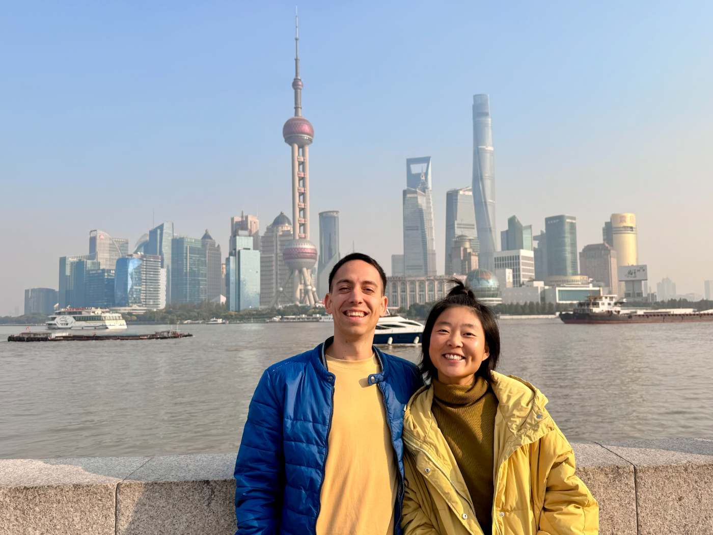 Yuan Chen and Lucas Cambon in Shanghai